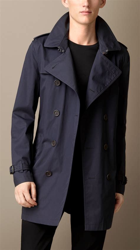 burberry trenchcoat herren blau|pre owned burberry trench coat.